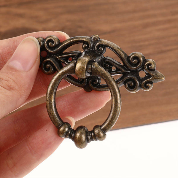 5PCS Vintage Handles Cabinet Drawer Cupboard Door Iron Pulls Knobs Hardware AUS