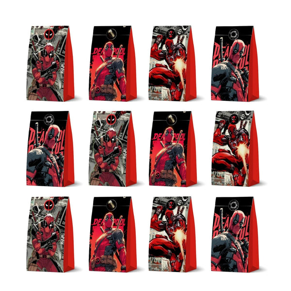 Deadpool Tableware Party Supplies Birthday Banner Topper Balloon Plate