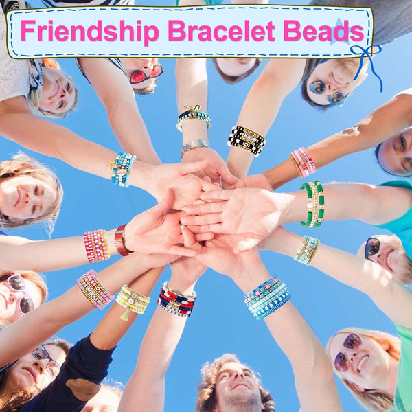 6400 Pack 6mm Polymer Clay Beads – Multicolor Flat Round Spacer Beads for DIY Bracelet and Jewelry Making
