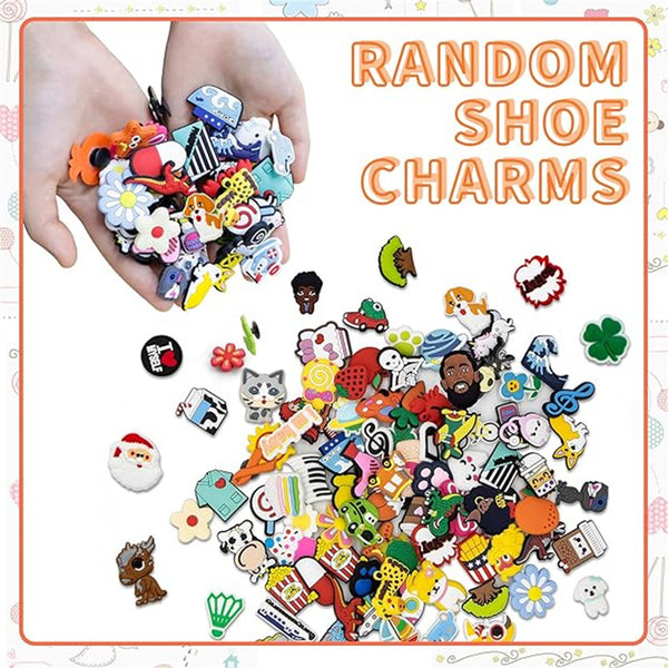 Shoe Charms for Girls Teens,Random Different Cute Shoe Decoration Charms