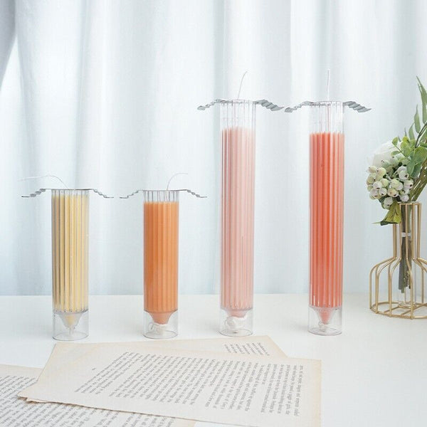 Long Pole Candle Mold Plastic Pillar Candle Making DIY Candle Mould Supplies AU