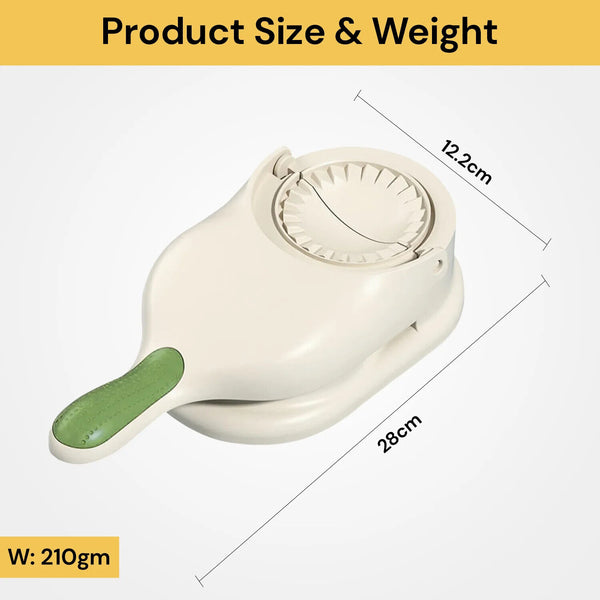 2 in 1 Dumpling Maker Skin Chapati Dough Press Mold Machine Pastry Mould Tool AU