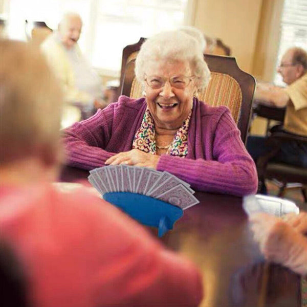 Rack for Children Arthritis Holder Hands-Free Poker Playing Card Fan Shape