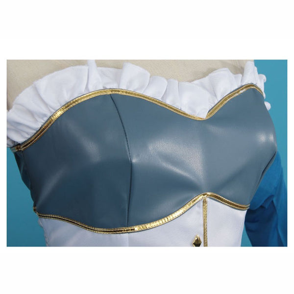 Sayaka Miki cosplay costume teal bodice detail – Madoka Magica