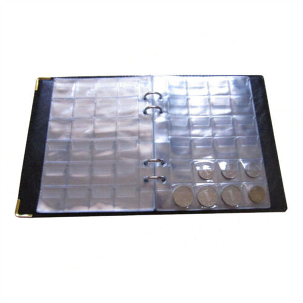 2PCS 480Coin Holder Collection Storage Collecting Money Penny Pockets Album Book