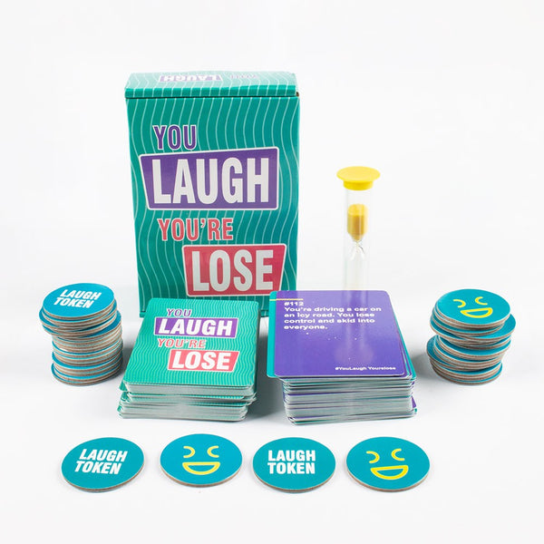 You Laugh You're Out Board Game Christmas Party Family Gathering Card Games