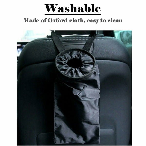 10X Car Travel Trash Can Bin Rubbish Garbage Hang Storage Bag Hanger Back Seat