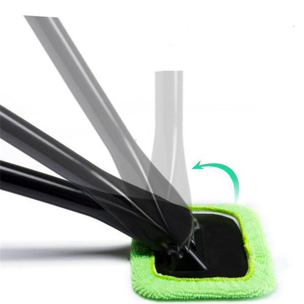 6pcs Car Windshield Cleaner Tool with Microfiber Pads | Auto Window Glass Cleaning Brush