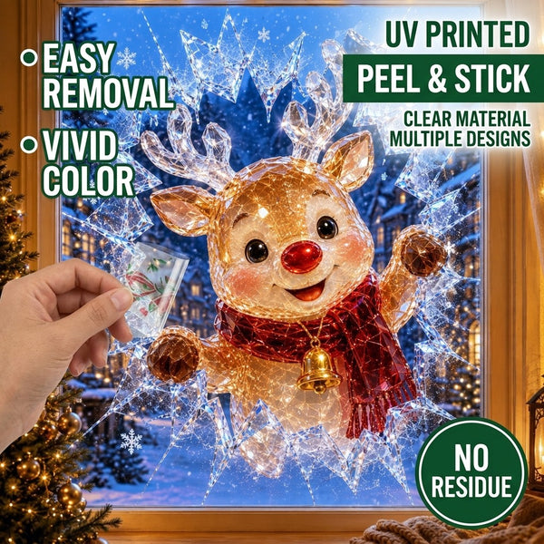 New Christmas Window Glass Sticker Decal Mural Home Decoration Wall Stickers