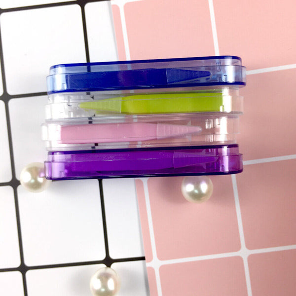Contact Lens Tweezers Stick Inserter Remover Tool Kit Tip Storage Case Box Sets