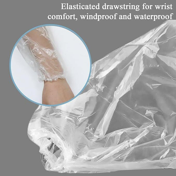 30PCS Kids Disposable Rain Poncho Waterproof Lightweight Rain Coats