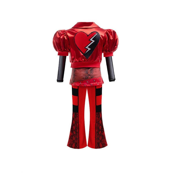 Descendants Costume Girls Kids – Rise of Red Book Week Cosplay Princess Dress with Wig