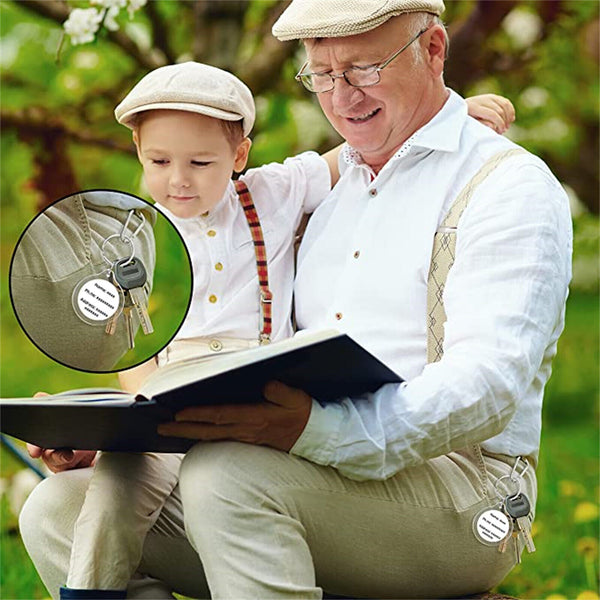 100Pcs DIY Clear Acrylic Blank Photo Picture Frame Key Ring Keychain Keyring NEW