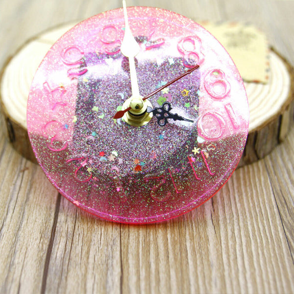 1X Silicone Jewelry Mold Making Resin Mould Craft Big Clocks Handmade Casting