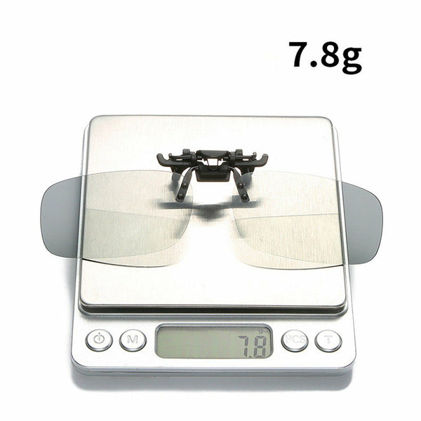 Photochromic Polarised Clip On Flip Sunglasses Pilot Polarized Fishing EyewearAU