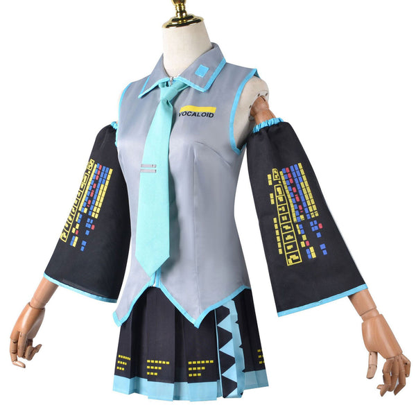 Anime Hatsune Miku Vocaloid Hatsune Miku Costume Uniform Dress Party Cosplay Set