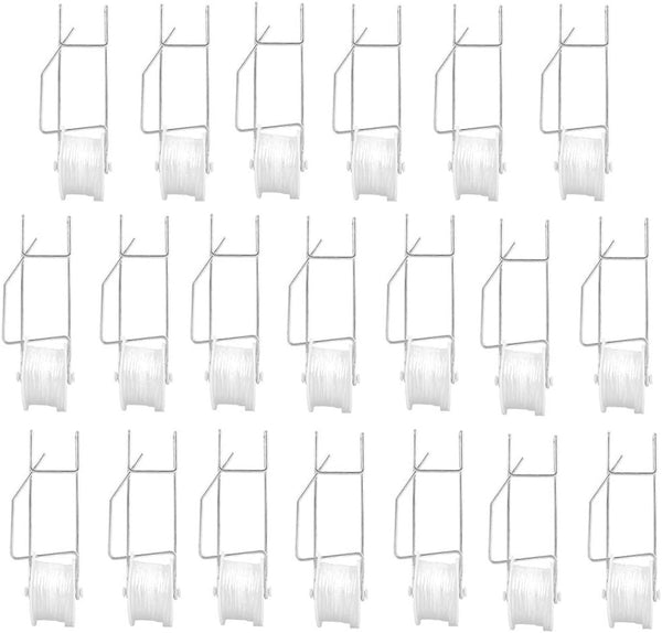 18PCS Tomato Trellis Roller Hook Support Twine Spool Plant Hanger
