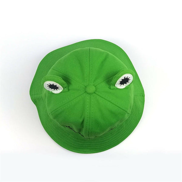 1/2x Adult Kid Frog Bucket Hat Outdoor Hiking Beach Fishing Cap Sunscreen Sunhat