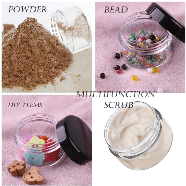 50pcs 10g Sample Bottle Cosmetic Makeup Jar Pot Face Cream Lip Balm Containers