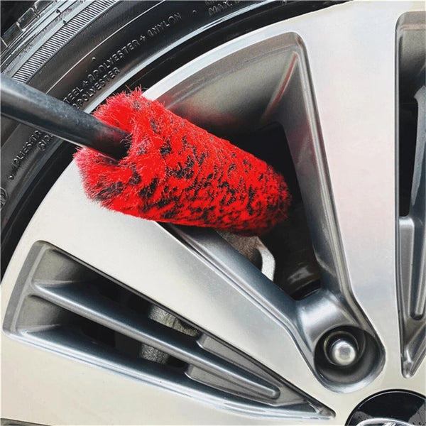3X Wheel Clean Brushes Woolies Super Plush Soft Alloy Car Wheel Rim Cleaning Kit