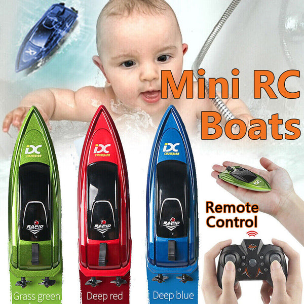 Mini RC Boats High Speed Racing Boat Dual Motors 2.4G Remote Control Ship LR