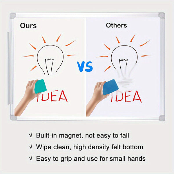 20 Kitchen Whiteboard Dry Eraser Magnetic Whiteboard Eraser Marker Cleaner Chalk