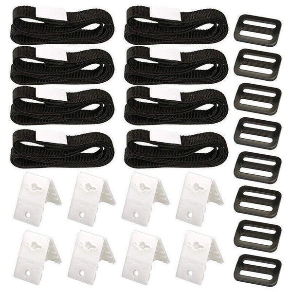 Pool Cover Roller Attachment Straps Kit 8PCS for Swimming Solar Pool Stock AU