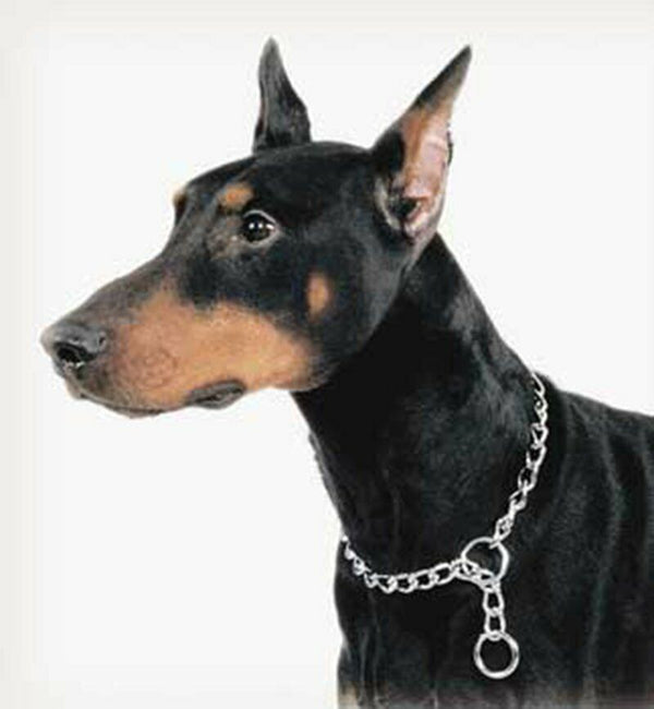 Heavy Duty Choker Collar Chain Dog Pet Slip Check Chains Round Twist Link Chrome