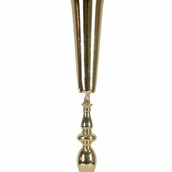 90cm Gold Mermaid Horn Vase Iron Centrepiece Flower Vase Party Wedding Pot Decor