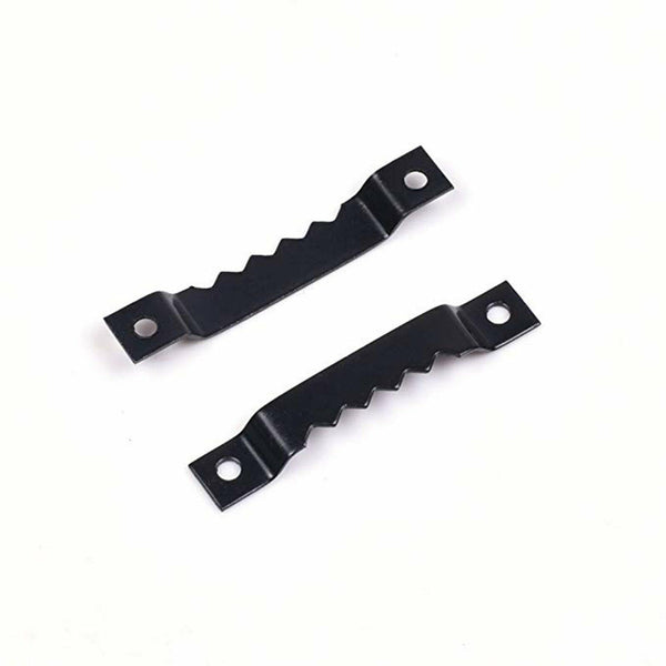40PCS Sawtooth Picture Frame Hangers Oil Hanging Wall Hooks + Screws Black AUS