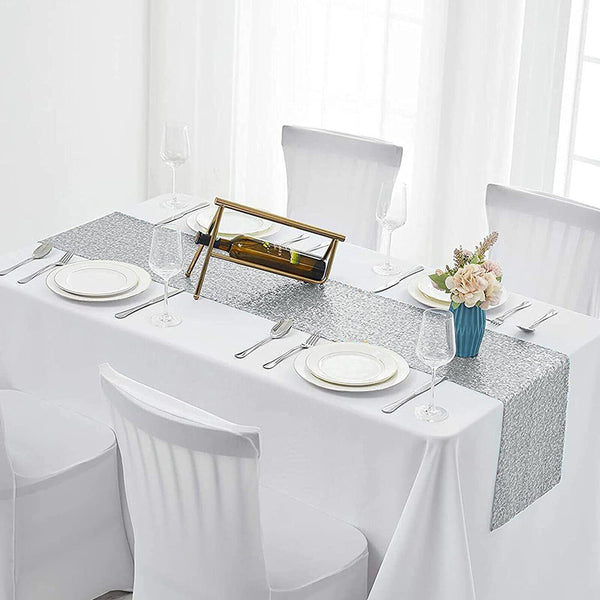 30x275cm Sequin Table Runner Cover Cloth Mat Sparkly Shiny Bling Wedding Party