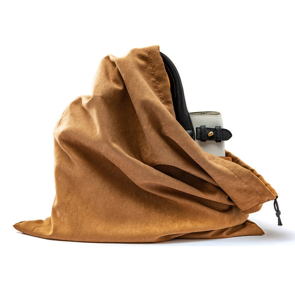 4PCS Dust Bags Suede Dust Bag Set Drawstring Storage Bags for Handbag Protection