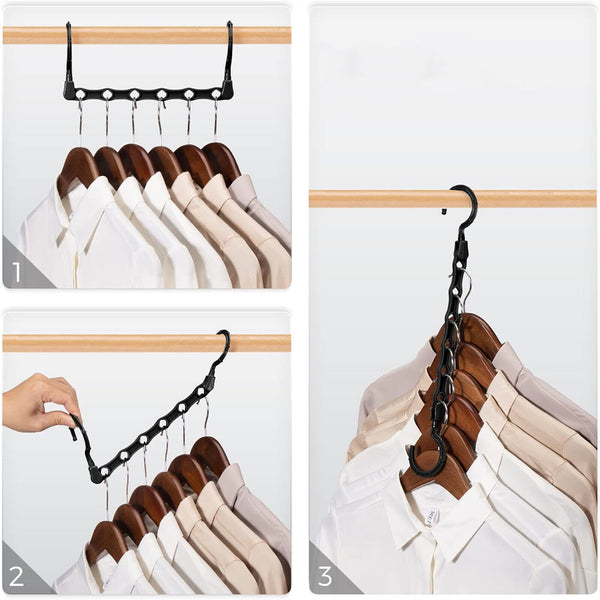 Wonder Magic Hanger Clothes Closet Organize Hook Space Saving Rack