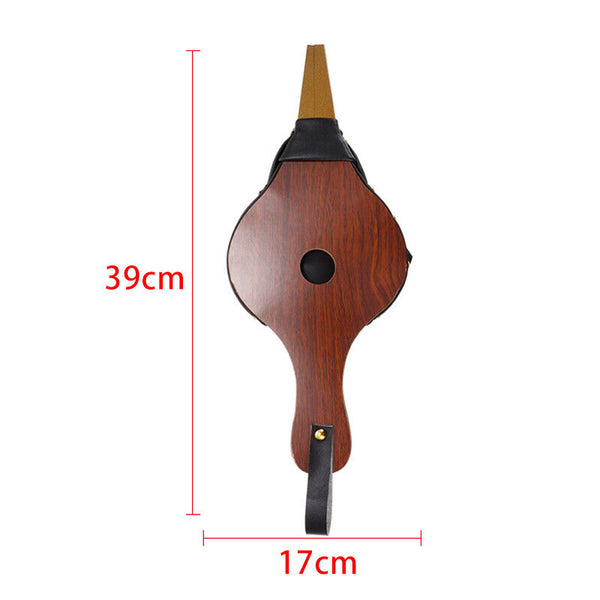 Fireplace Bellows Wooden Air Blower Cast Nozzle Hand Bellow Pump Fire Tool S/M/L