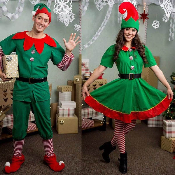 Cute Santa's Boys Girls women Fancy Dress Men Christmas Little Helper
