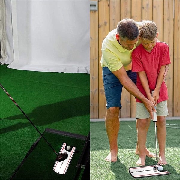 Golf Putting Alignment Practice Mirror Aid Golf Practice Putter Mirror Eye Line