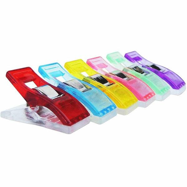 50PCS Wonder Clips Crafts Fabric Quilting Clip Crochet Craft Plastic Clip DIY