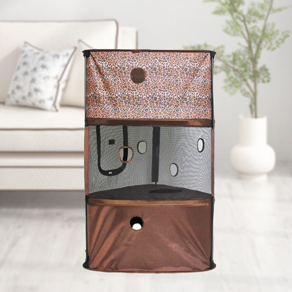 Cat climbing cat cage frame tent pet tree shelf cat pet cat house 3 layer house
