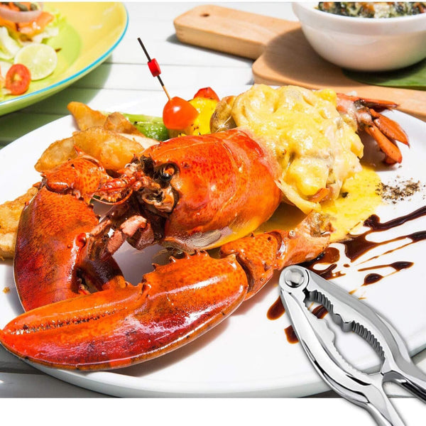 Nut Cracker Plier Sheller Opener Walnut Almond Chrome Kitchen NutCracker