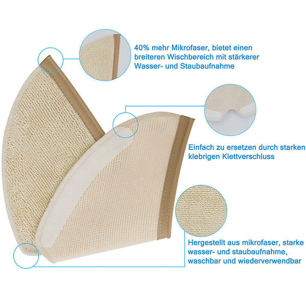 Mop Cloth Pads for Roborock S5 S6 Q7 S5 Max S6 Pure Q7 Max Robot Vacuum