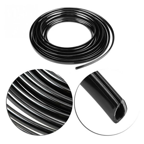 5M Car Door Edge Protector U Style Seal Push on Trim Strip Pinchweld Rubber DIY