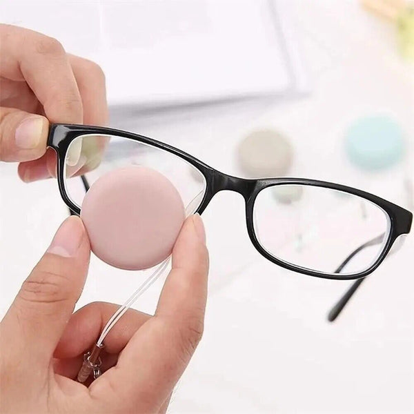 1-8PCS Macaron Shaped Mobile Phone Screen Lens Glasses Wipe Cleaning Candy Color