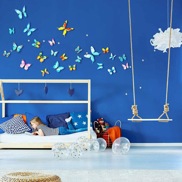 Luminous Butterfly Design Decal Art Wall Stickers Room Home Decoration Art New