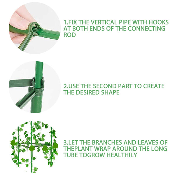 12/24PCS Stake Arms For Garden Tomato Cage Plant Growth Aid Support Plant Stem