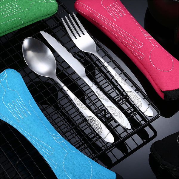 Heavy Duty Stainless Steel Flatware Utensils Cutlery Set for Gift