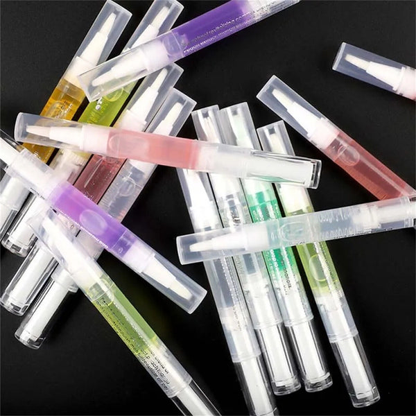 12 PCS Nail Cuticle Oil Pen Set Gel Nail Oil Care Treatment Manicure Repair Pen