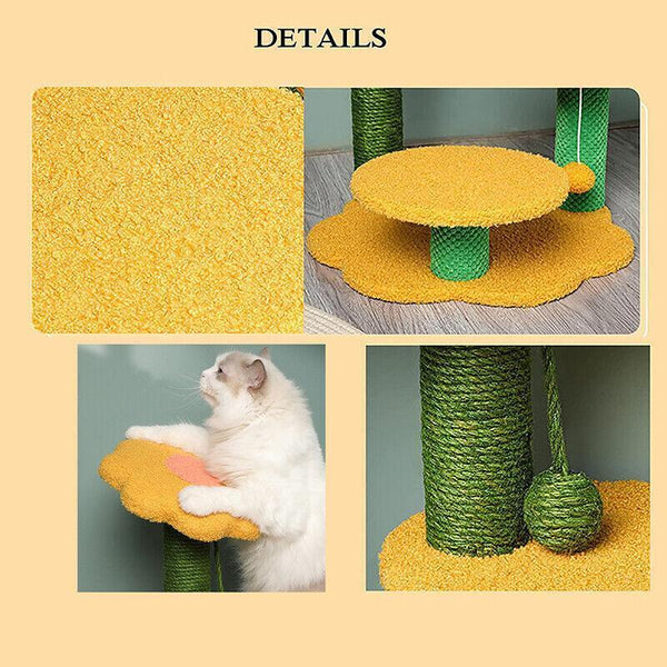 Cat Tree Climbing Frame Scratching Post Cat Nest Small Cat Activity Furniture