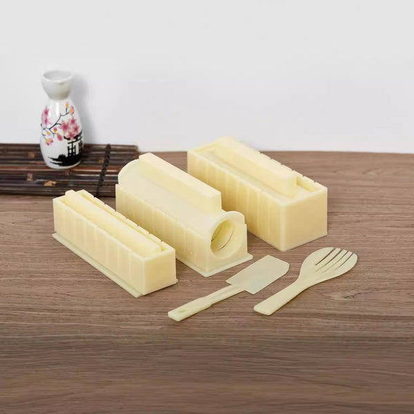 DIY Sushi Maker Kit Rice Roller Mold Set for Beginners Homemade Sushi Tool