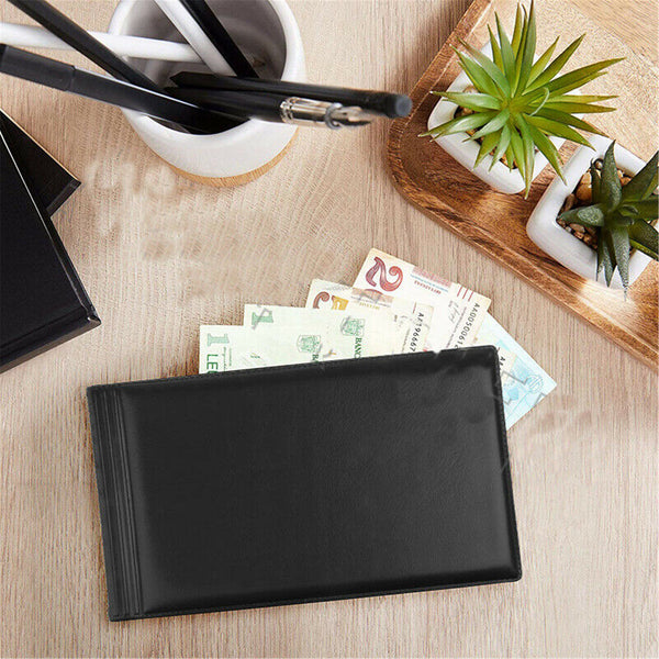 2X Black BankNote 20 Pages Album Stock Collection Storage Currency Holder Pocket