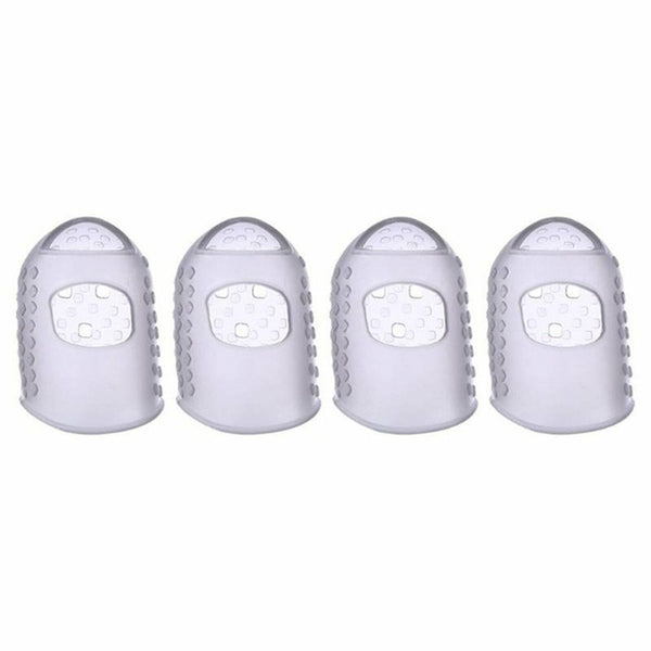 16Pcs Fingerstall Silicone Guitar Fingertip Protector Finger Guards For Ukulele